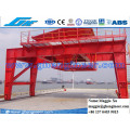 Port Machine Dust Collector Rubber Tires Mobile Hopper